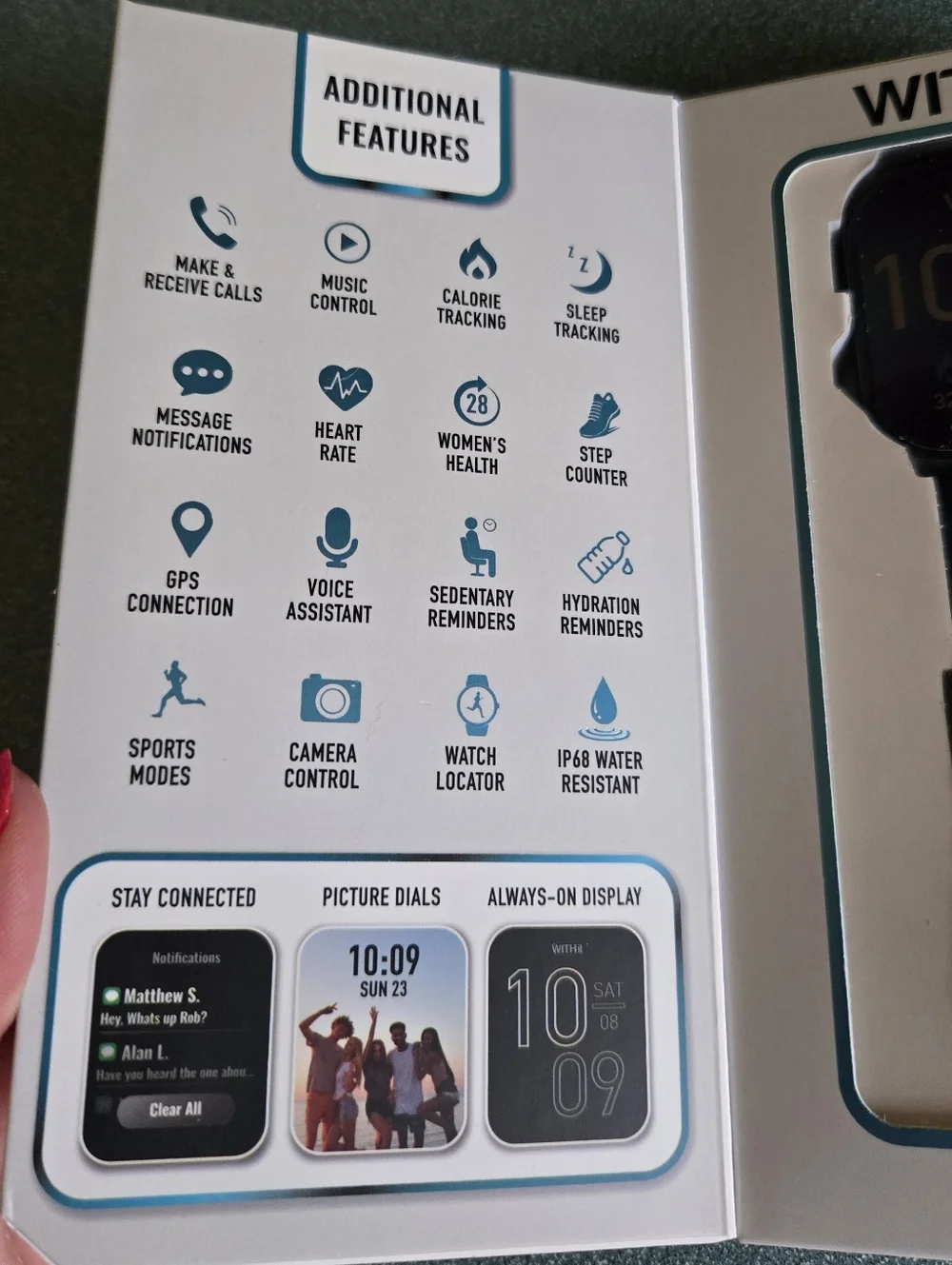 WITHit Giga Smartwatch with AMOLED 2.04
